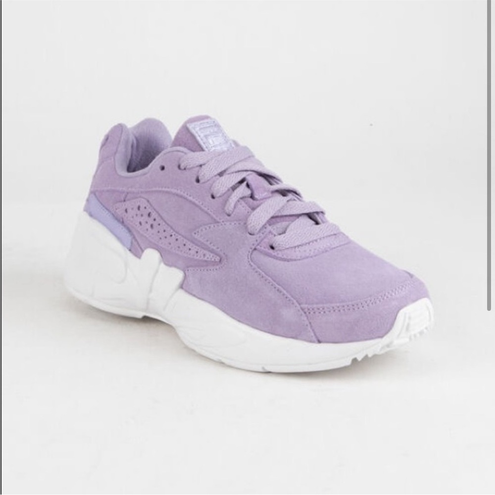 Fila Lilac Suede Sneakers